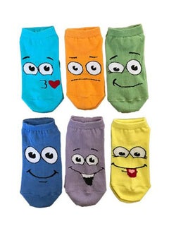 SAM SOCKS Ankle Emojies Socks Multicolour 
