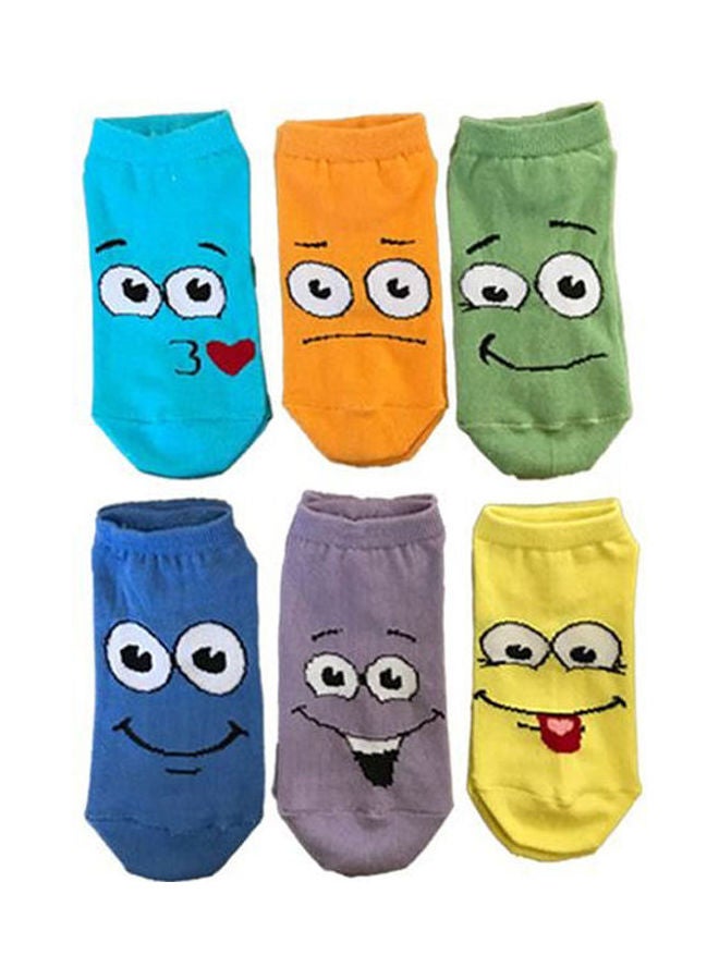 SAM SOCKS Ankle Emojies Socks Multicolour 
