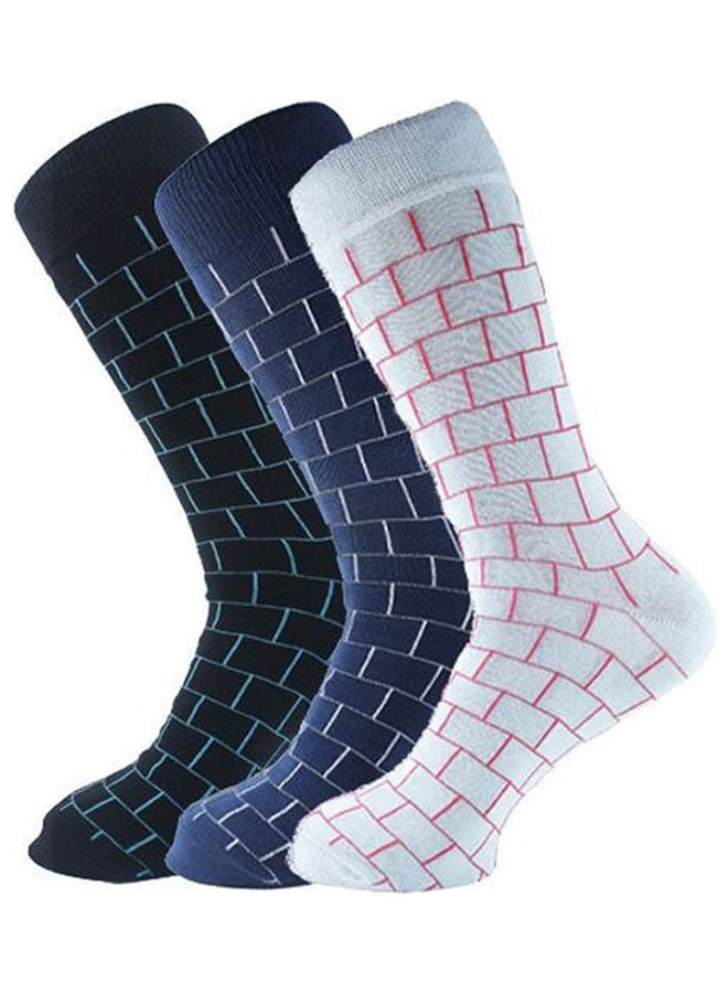 SAM SOCKS - Classic Squares Socks Multicolour - Image 1