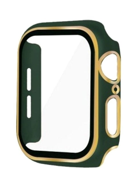 Protective Case Cover for Apple Watch 40mm Clear/Green/Gold