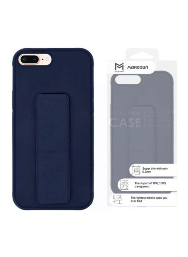 MARGOUN Protective Case Cover with Finger Grip Stand for Apple iPhone 7 Plus Blue - Image 2