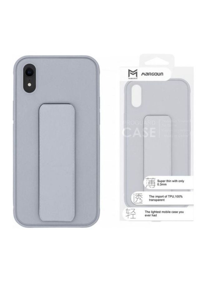 MARGOUN - Protective Case Cover With Finger Grip For Apple iPhone XR Grey - Image 1