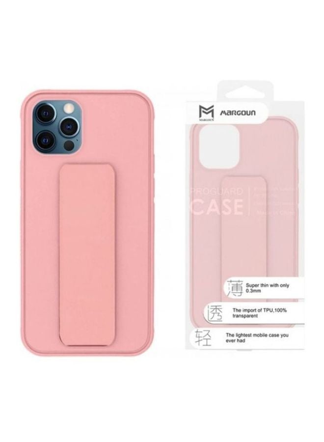 MARGOUN Protective Case Cover with Finger Grip Stand for Apple iPhone 11 Pro Pink - Image 2