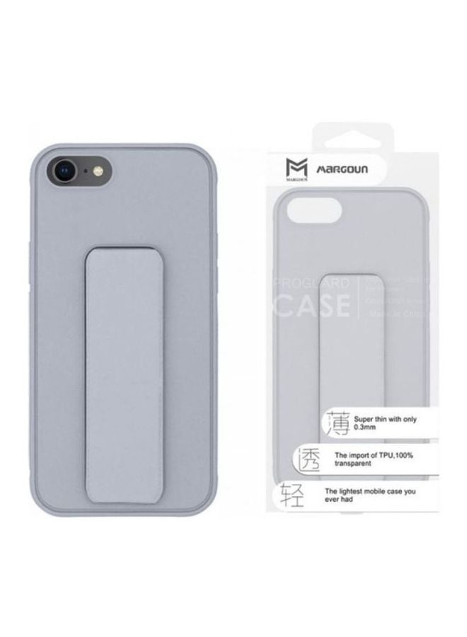 MARGOUN Protective Case Cover with Finger Grip Stand for Apple iPhone 7 Grey - Image 2
