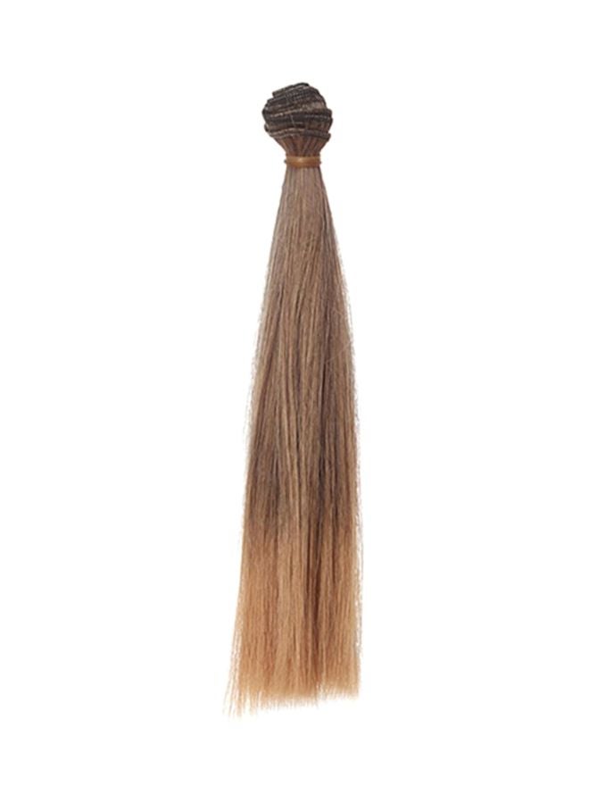 Fashion Straight Hair Wig Brown 12x4x3cm