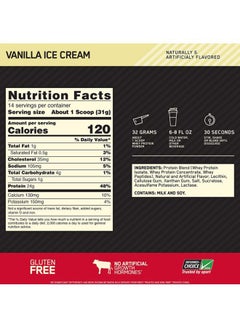 Optimum Nutrition Whey Vanilla Ice Cream Protein Powder  - Image 3