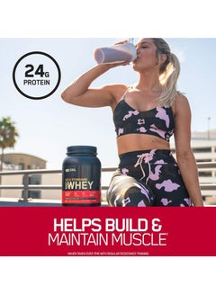 Optimum Nutrition Whey Vanilla Ice Cream Protein Powder  - Image 4
