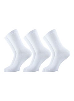 SAM SOCKS Classic Plain Socks White 