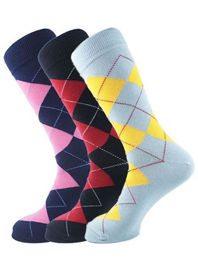 SAM SOCKS - Classic Argyle Socks Multicolour - Image 1