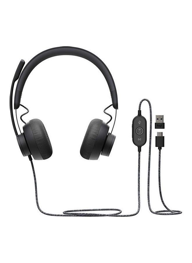 Logitech Zone Wired Noise Cancelling Headset, Certified for Microsoft Teams with Advanced Noise-canceling mic Technology - Image 1