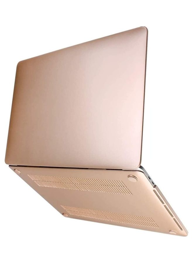 Generic MacBook Pro Case 2020 2019 2018 2017 2016 Release A2338 M1 A2289 A2251 A2159 A1989 A1706 A1708, Plastic Hard Shell Case Cover Compatible with MacBook Pro 13 inch Gold  - Image 1
