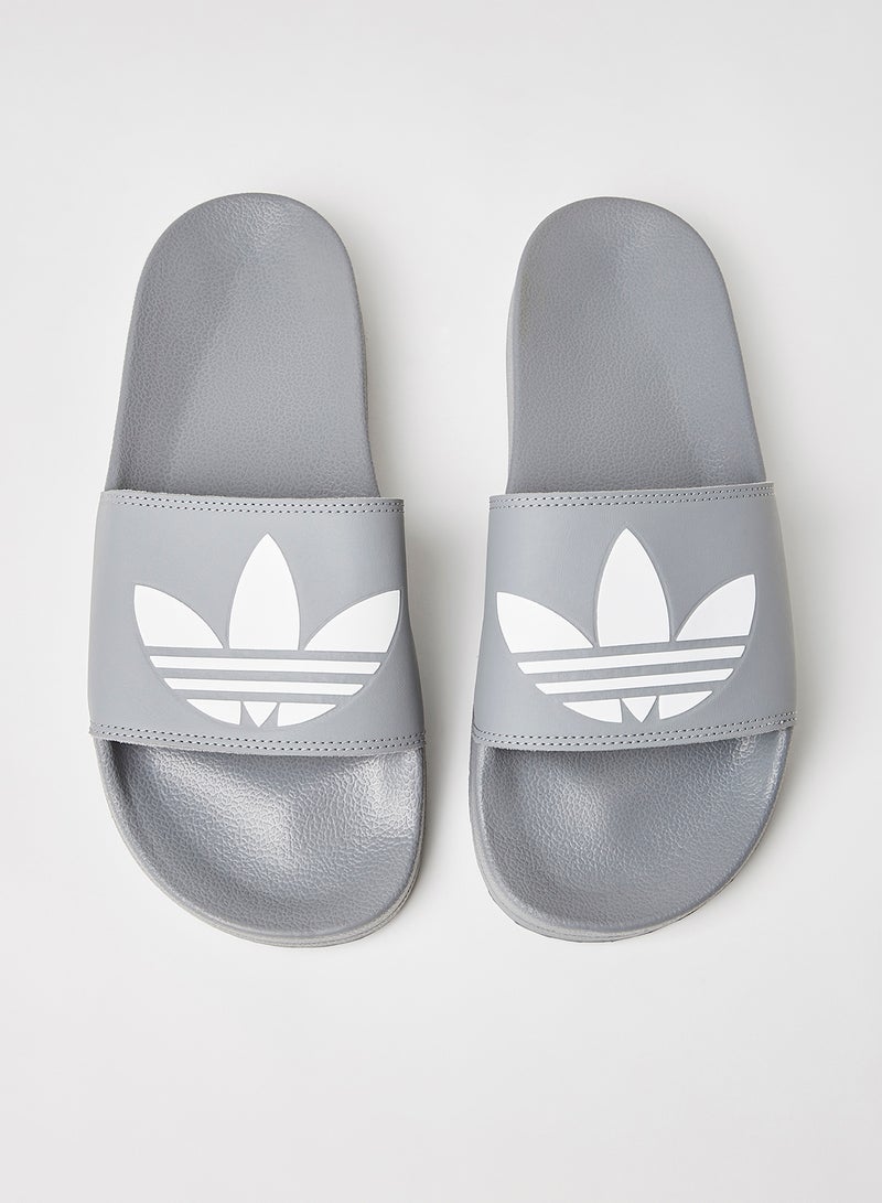 adidas Originals Adilette Lite Slides Grey - Image 2