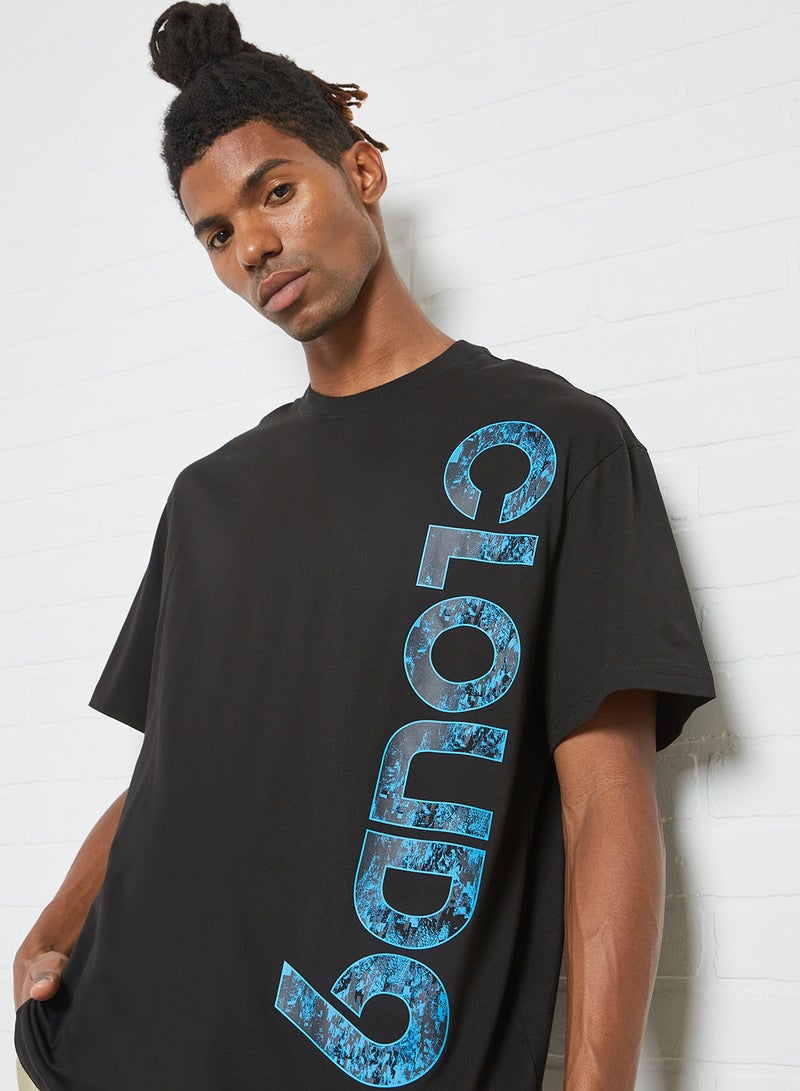 PUMA - Cloud9 Big Logo T-Shirt Black - Image 1