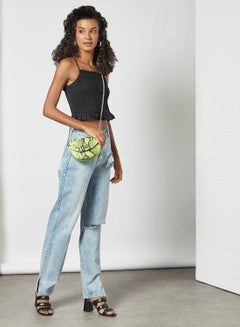 NA-KD Shirred Crop Top Black  - Image 2