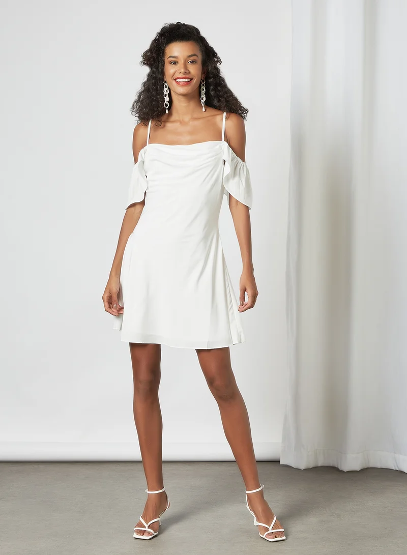 NA-KD Cold Shoulder Mini Dress