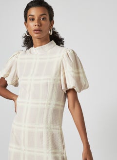 NA-KD Check Print Mini Dress Multicolour  - Image 4