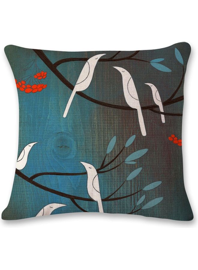 Printed Cushion Cover Multicolour 45x45cm