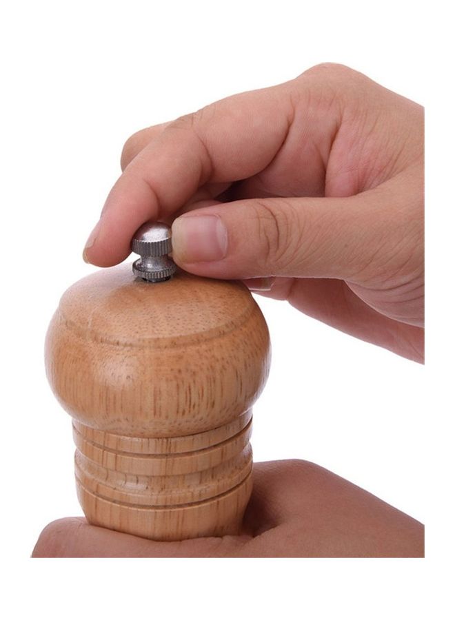 Wooden Pepper Grinder Beige  - Image 2