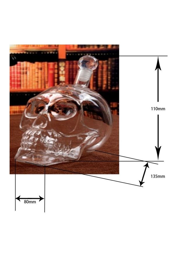 زجاجة نبيذ بتصميم رأس جمجمة شفاف - v1625127514/N48677432A_5