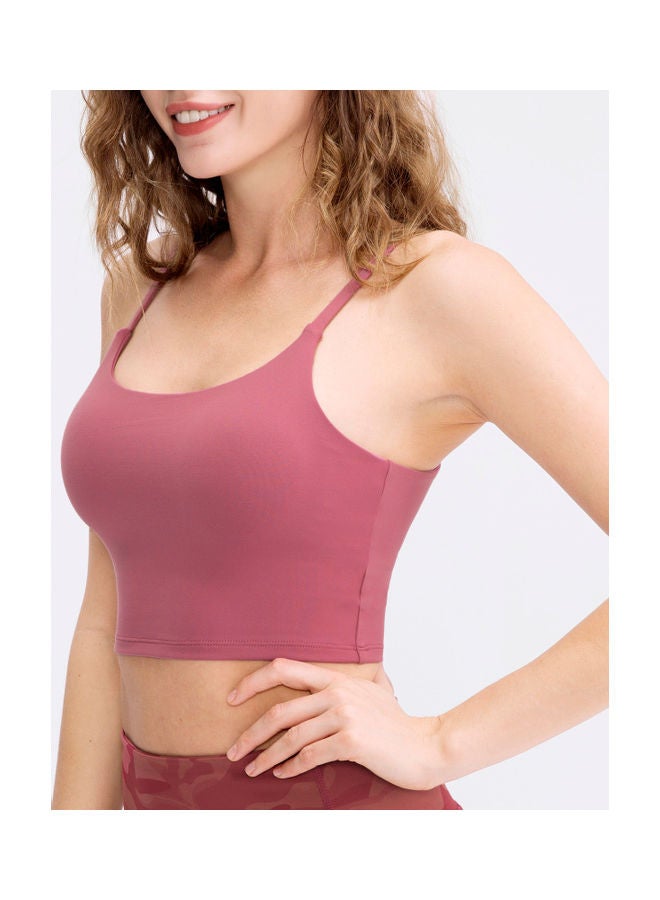 Generic Women Yoga Bra With Removable Pad  - Image 3