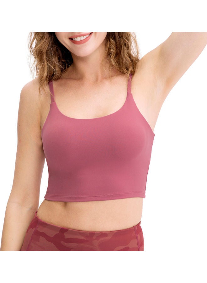 Generic Women Yoga Bra With Removable Pad  - Image 2