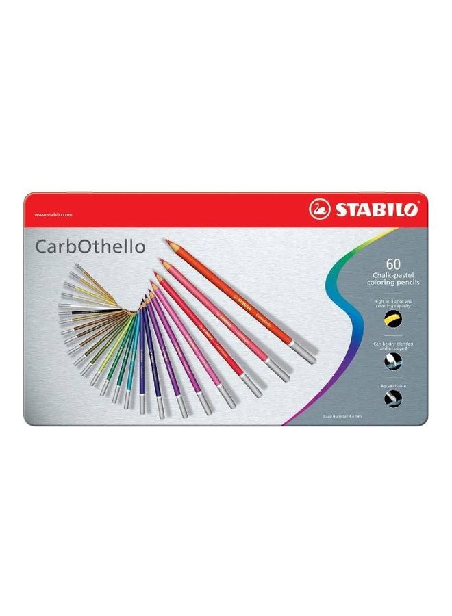 STABILO 60-Piece  CarbOthello Pastel Pencil Set Multicolour  - Image 1