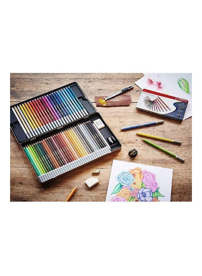 STABILO 60-Piece  CarbOthello Pastel Pencil Set Multicolour  - Image 4