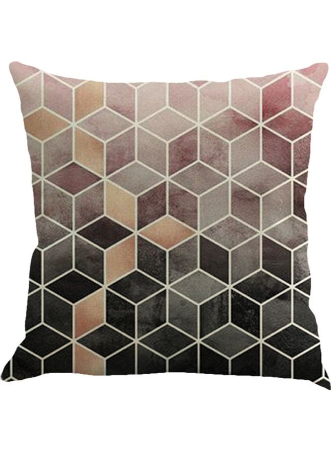 Abstract Printed Cushion Cover Multicolour  - Image 1