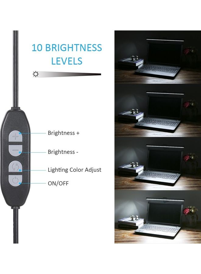 Generic - USB Powered Eye-Caring LED Light with Adjustable Brightness White - Image 1