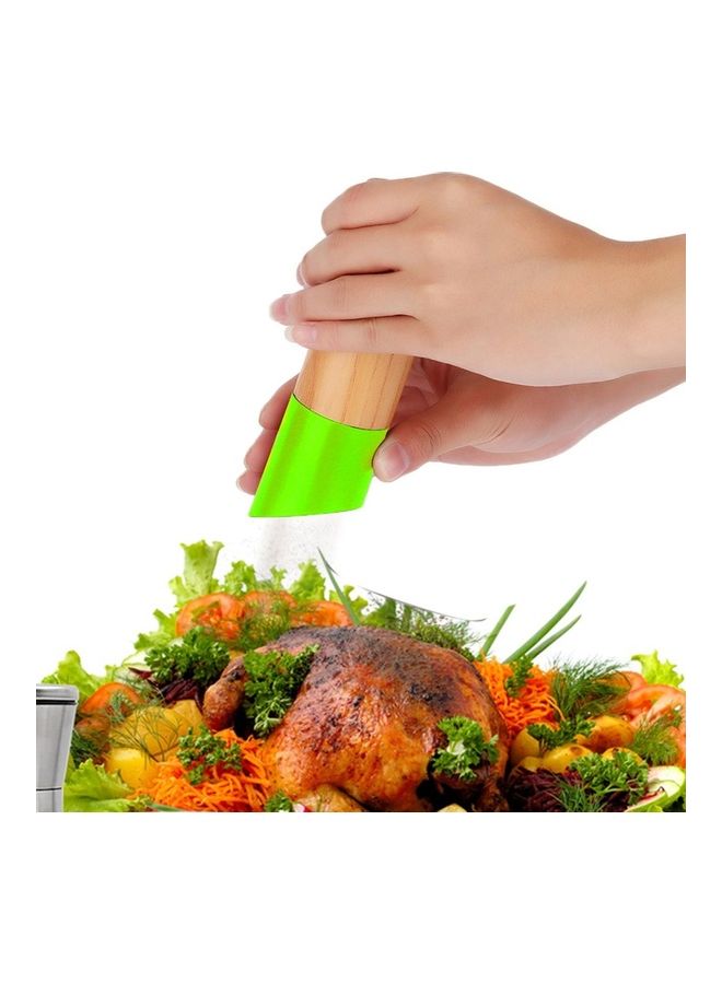 مطحنة توابل يدوية للفلفل أخضر/ بيج  - Image 1