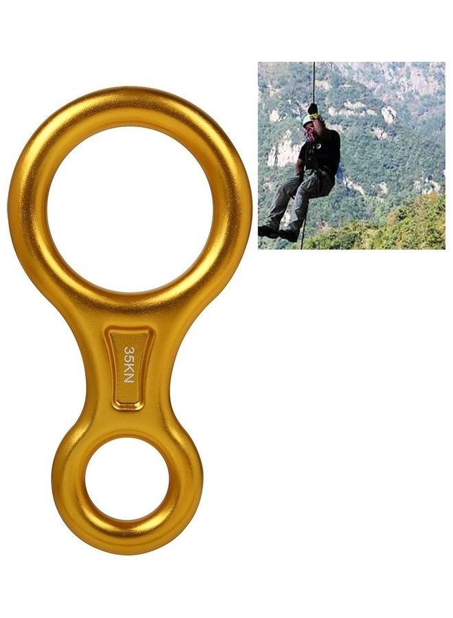 Generic Climbing Rescue Figure 8 Descender Rappelling Gear Belay Device  - Image 1