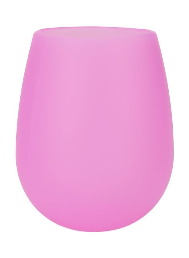 Portable Unbreakable Silicone Glass Pink - Image 5