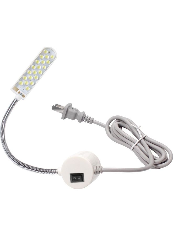 Magnetic Fixed Base Bendable LED Lamp White