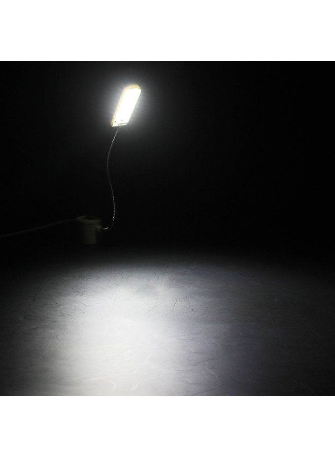 Magnetic Fixed Base Bendable LED Lamp White