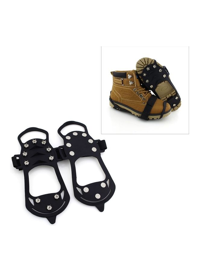 Generic 1 Pair 10 Teeth Ice Claw Non-slip Shoes Cover- M  - Image 1