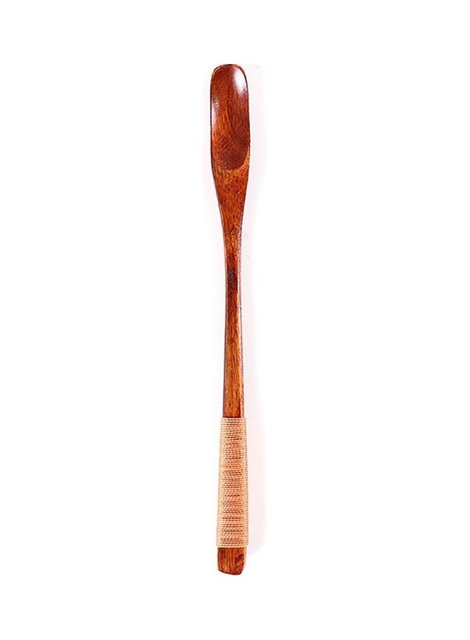 Multi-Function Wooden Spoon With Handle Brown 