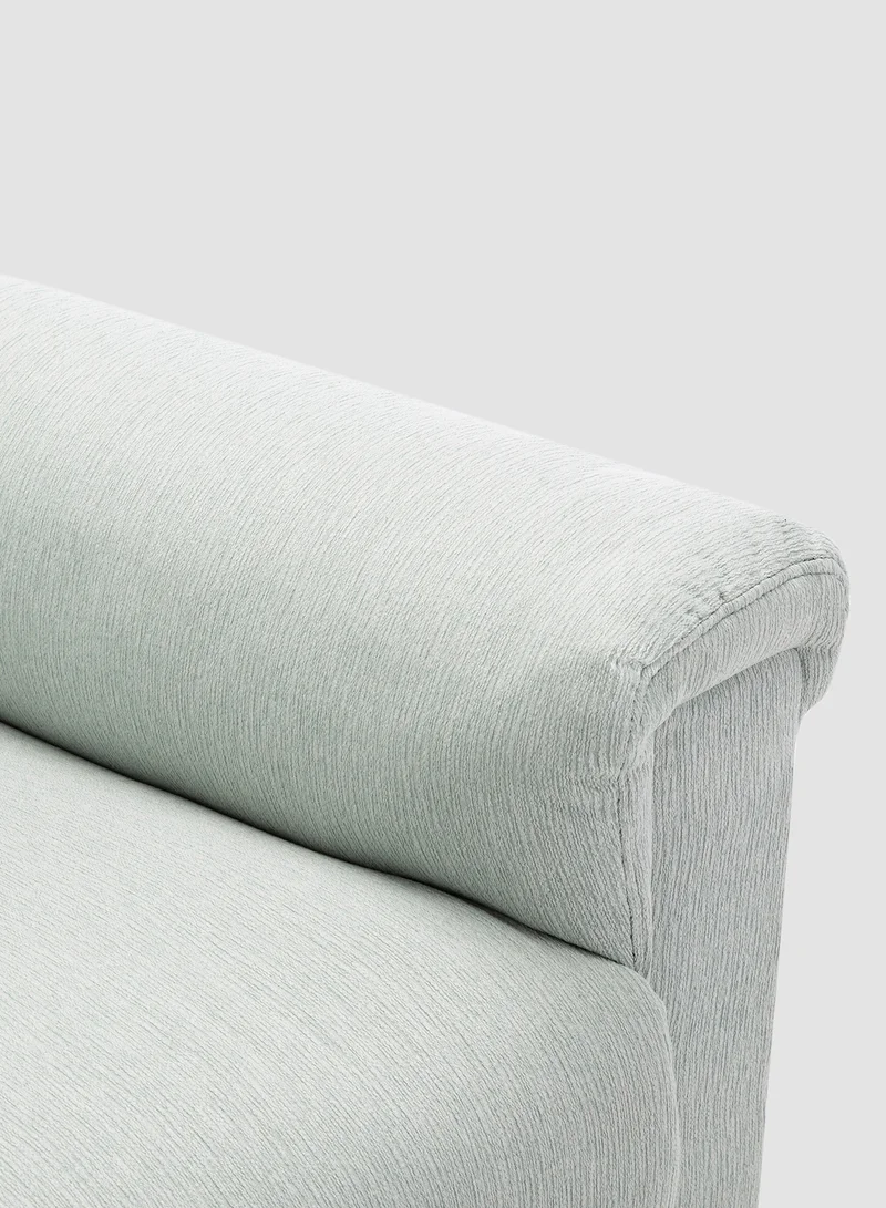 ebb & flow Recliner Sofa Luxurious Light Green Upholstered Fabric Cooper Collection Classic Lazy Boy Chair 88 X 98 X 102 Relaxing Sofa, Easy Chair Light Green 88 x 98 x 102cm