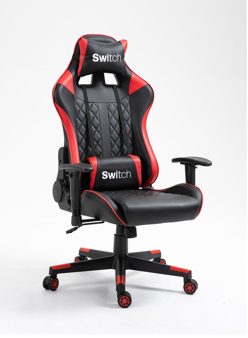 Switch - Gaming Chair Ragnar High Quality New Design Breathable Gamer's Full Reclining Adjustable Office  In Red And Black 5934R Red Red - Image 1
