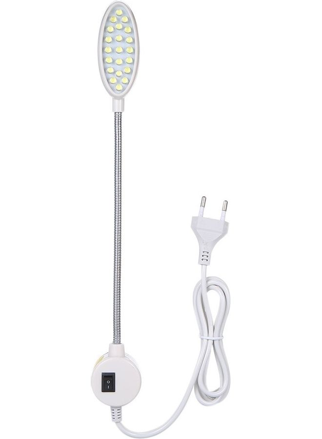 Generic - Fixed Base Bendable LED Table Lamp with Adjustable Brightness White - Image 1