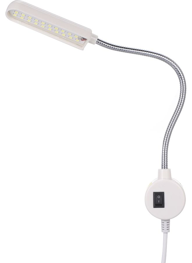 Generic - Fixed Base Bendable LED Table Lamp with Adjustable Brightness White - Image 1