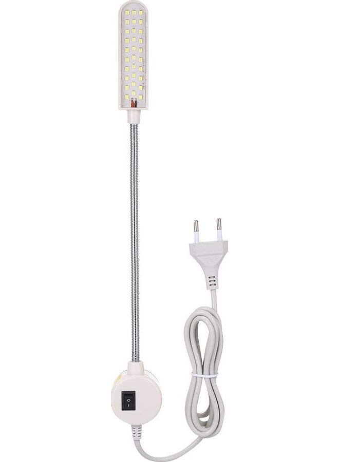 Generic - Fixed Base Bendable LED Table Lamp with Adjustable Brightness White - Image 1