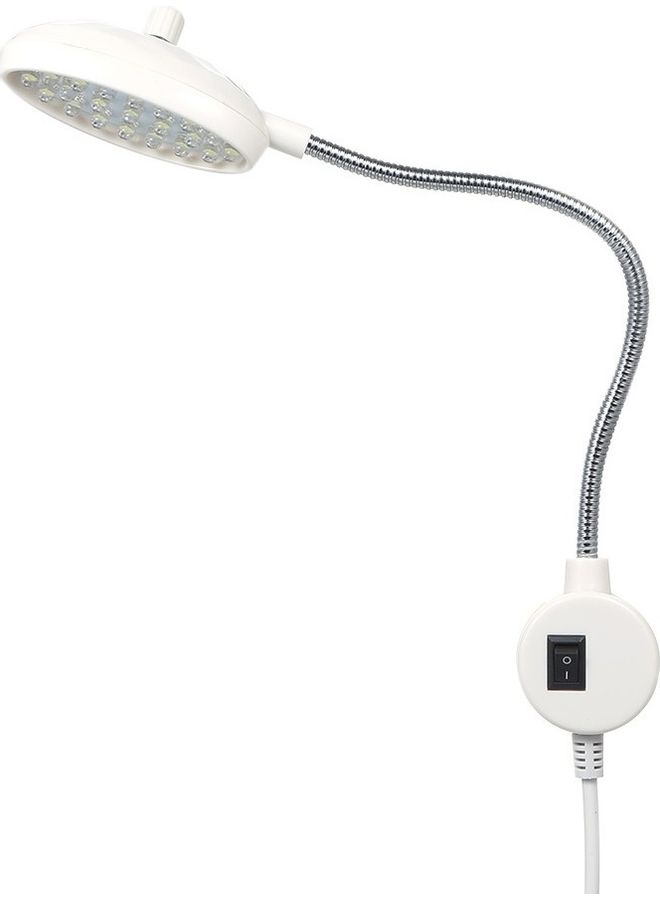 Generic - Fixed Base Bendable LED Table Lamp with Adjustable Brightness White - Image 1