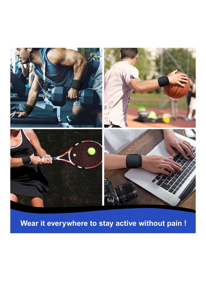 Generic - Wrist Support Brace Stabilizer Adjustable 9 x 2 x 9cm - Image 1