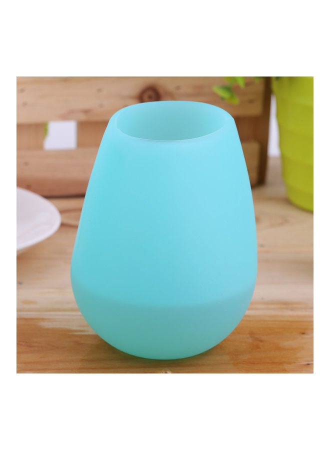 Portable Unbreakable Silicone Glass Blue 