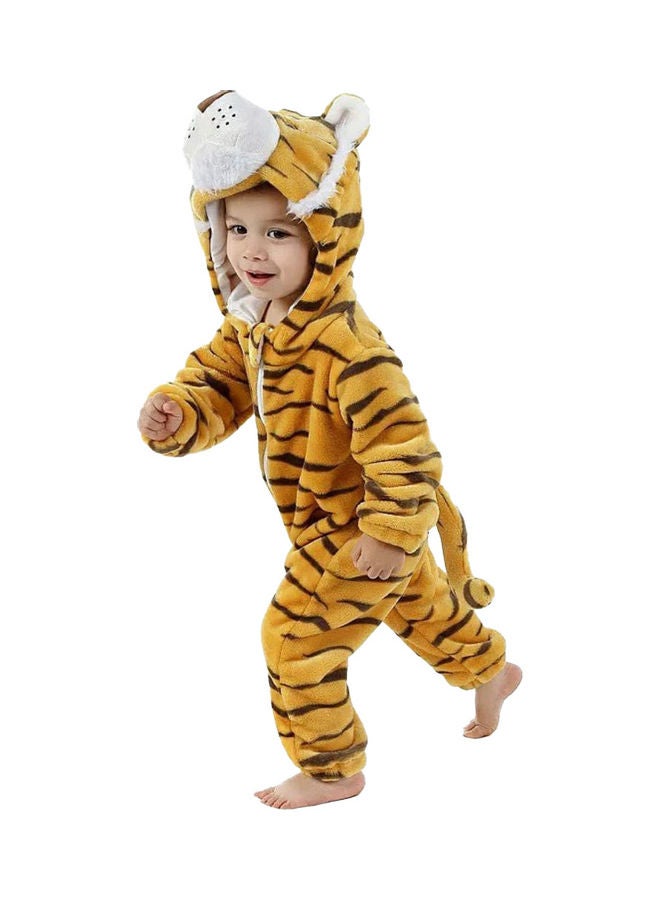 زي تنكري للأطفال من مزيج القطن على شكل نمر - Image 2