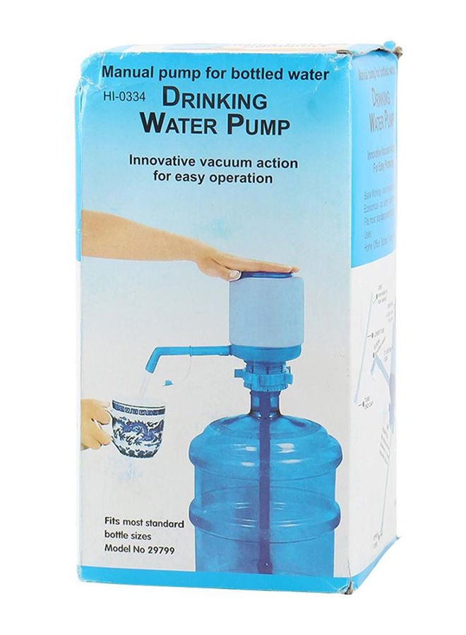 Drinking Manual Water Pump Blue/White - Image 2