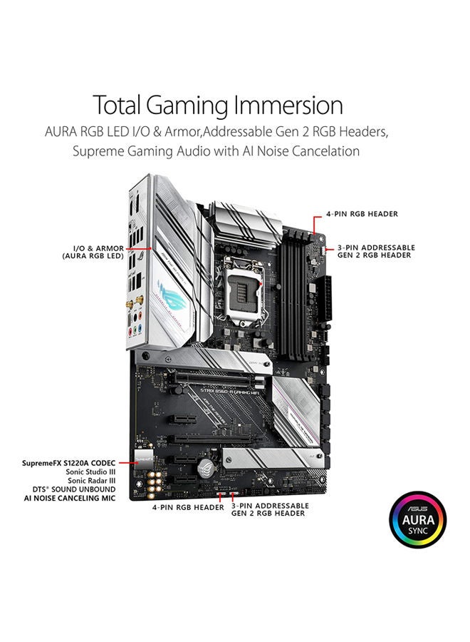 ASUS - Motherboard Rog Strix B560-G Gaming Wifi Black - Image 1