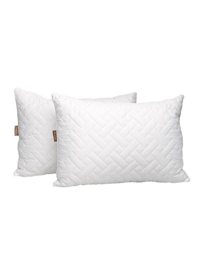 Comfortable Bed Pillow Combination White 
