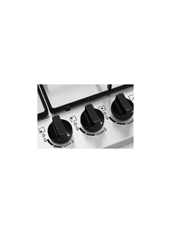 ZANUSSI Four Burner Gas Hob ZGH65414XA Silver  - Image 3