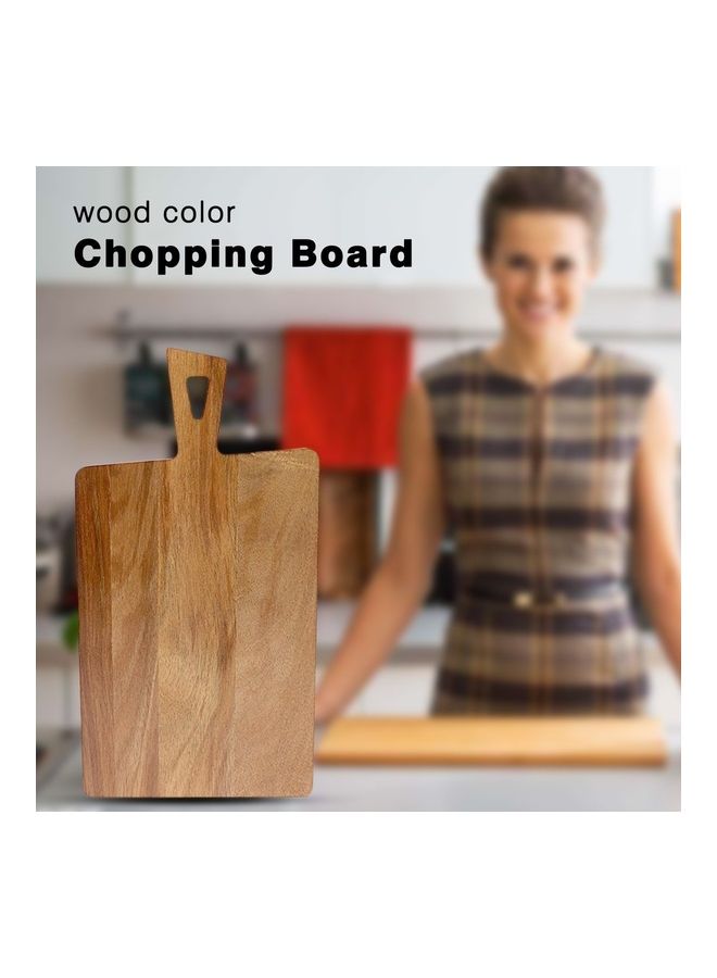 Portable Wood Cutting Board Brown  - Image 1